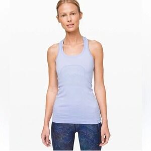 Lululemon Swiftly Tech Racerback Lavender Dusk Size 6‎ Yoga Athletic Casual Gym